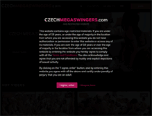 Tablet Screenshot of czechmegaswingers.com